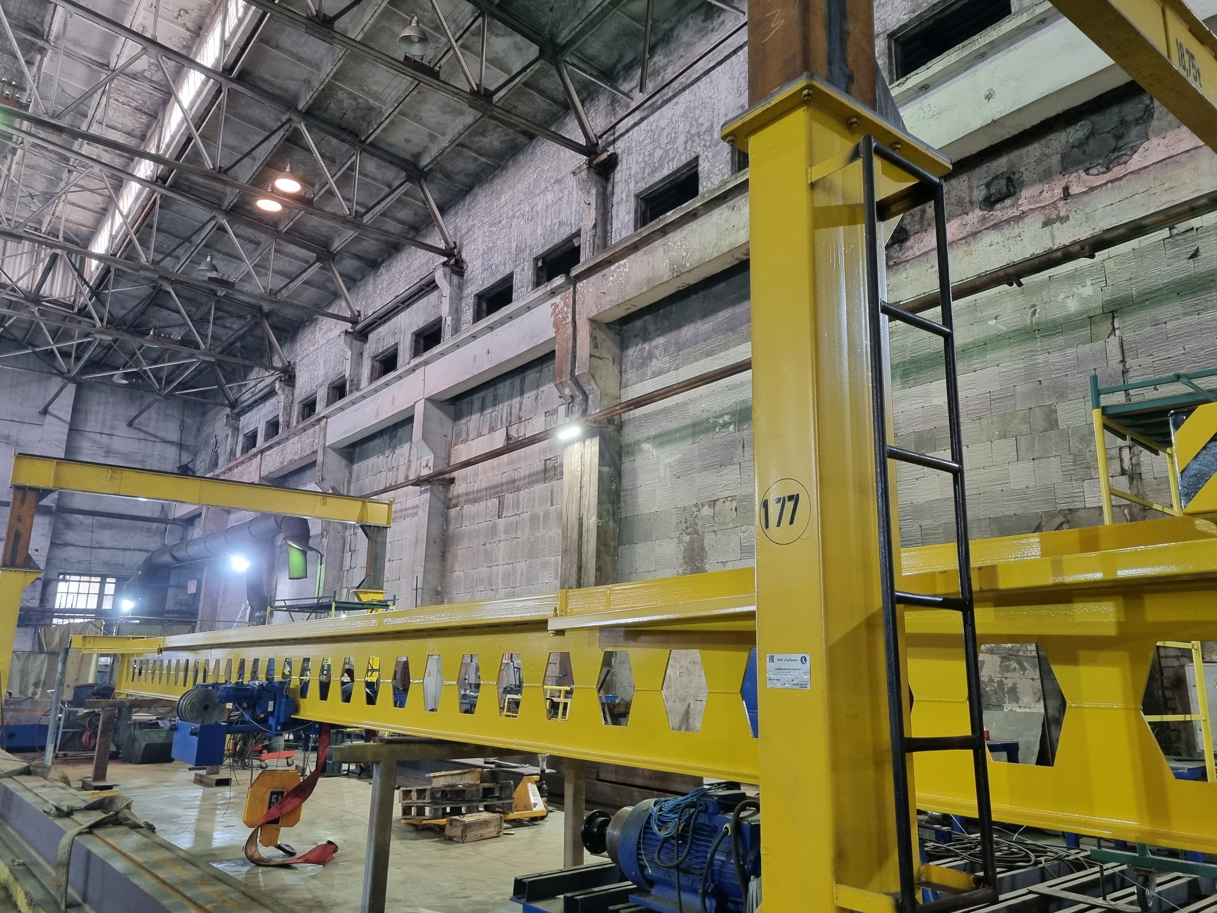 Масштабный проект по изготовлению грузоподъемного оборудования